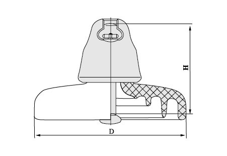 ANSI Suspension Porcelain Insulator (Normal Type)